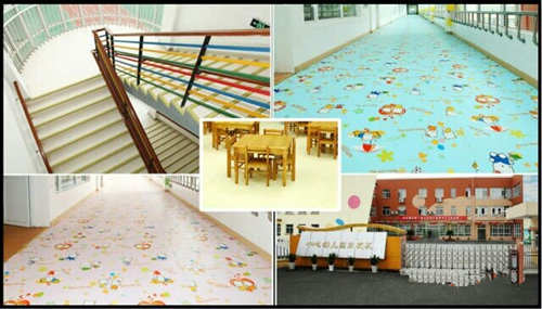 幼兒園環(huán)保橡膠地板