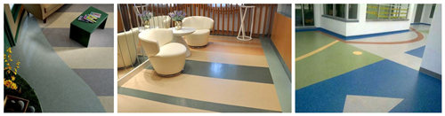 養(yǎng)老院橡膠地板老年夕陽(yáng)紅